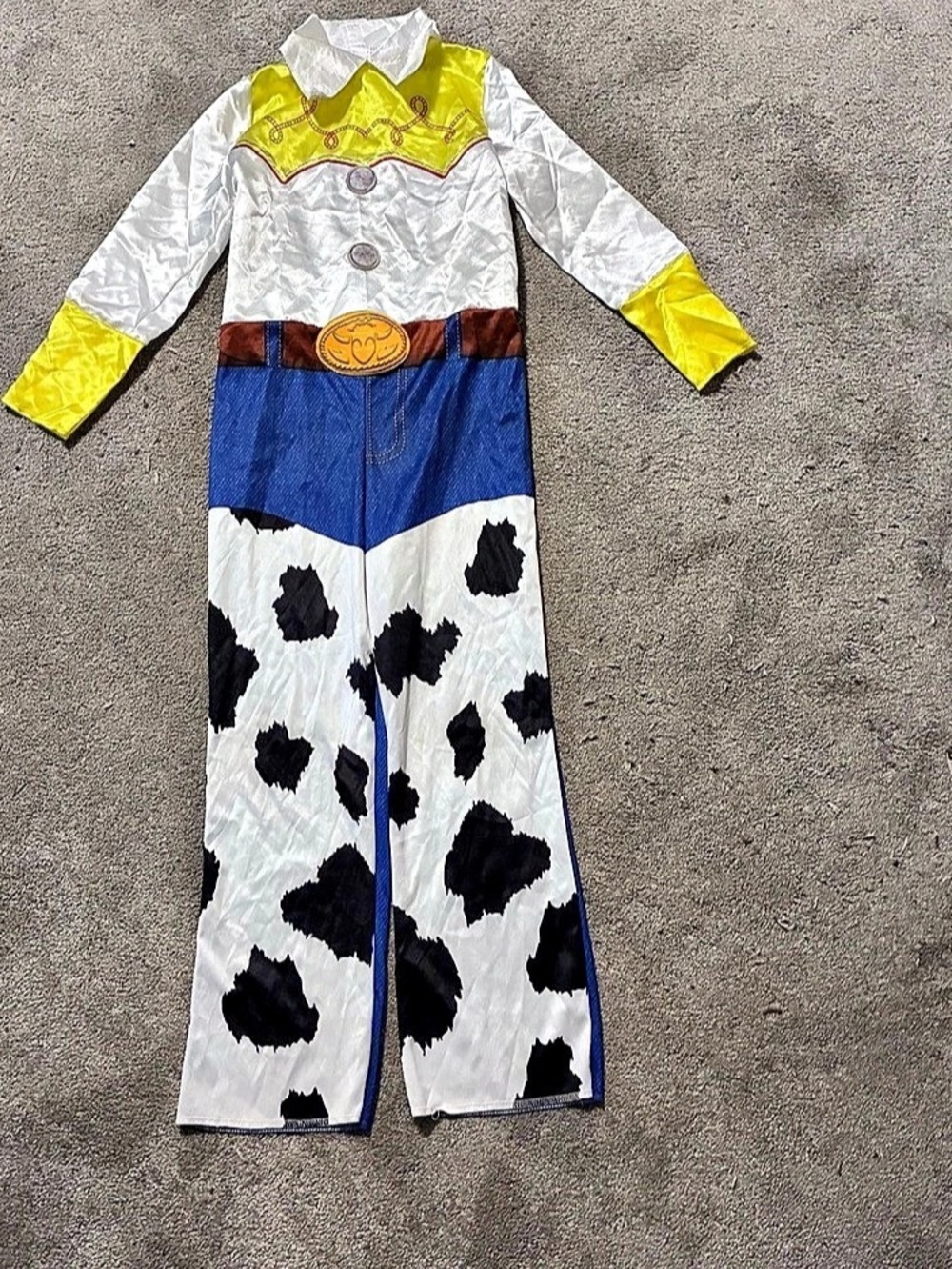 Disney Pixar Jessie/Woody costume White & Blue Boys Size 6 NWT